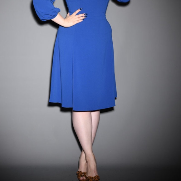 Micheline Pitt x Unique Vintage Vixen Pris Dress XL/14 - Picture 2 of 4